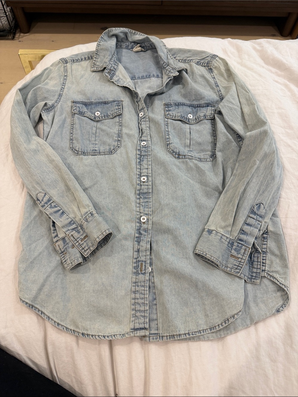 Forever 21 denim button down